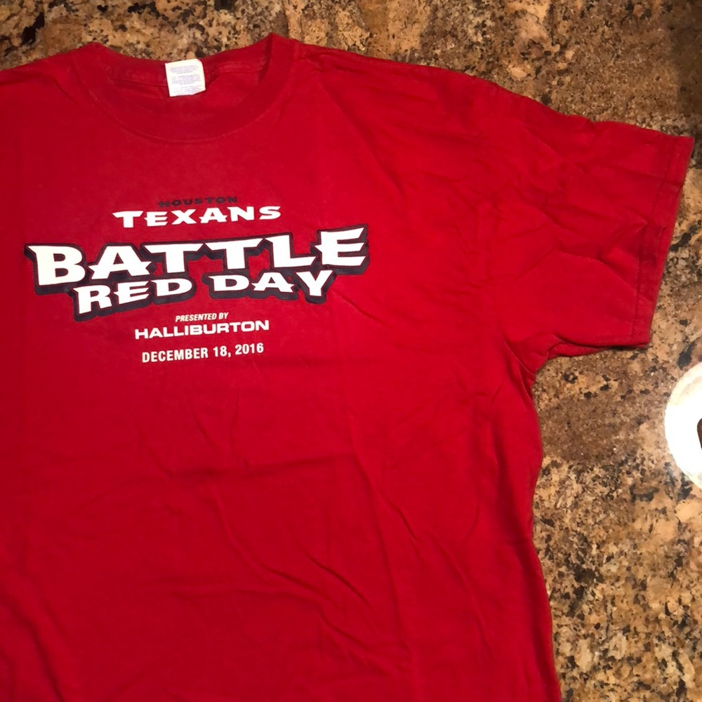 Houston Texans Battle Red T-shirt (3 available)
